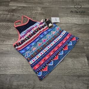 ZeroXposure Girl's Tribal Tankini Top Size 16.5